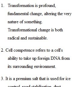 MANDATORY DISCUSSION: Bacterial Transformation